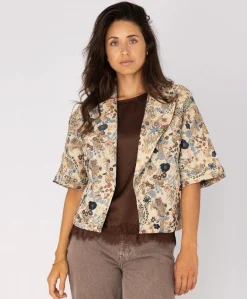 Dames blazer beige