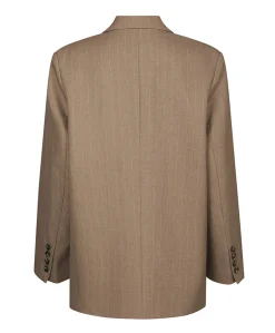 Dames blazer beige