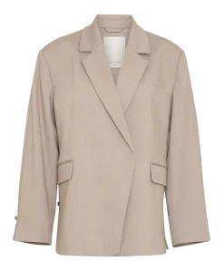 Dames blazer beige