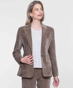 Dames blazer beige