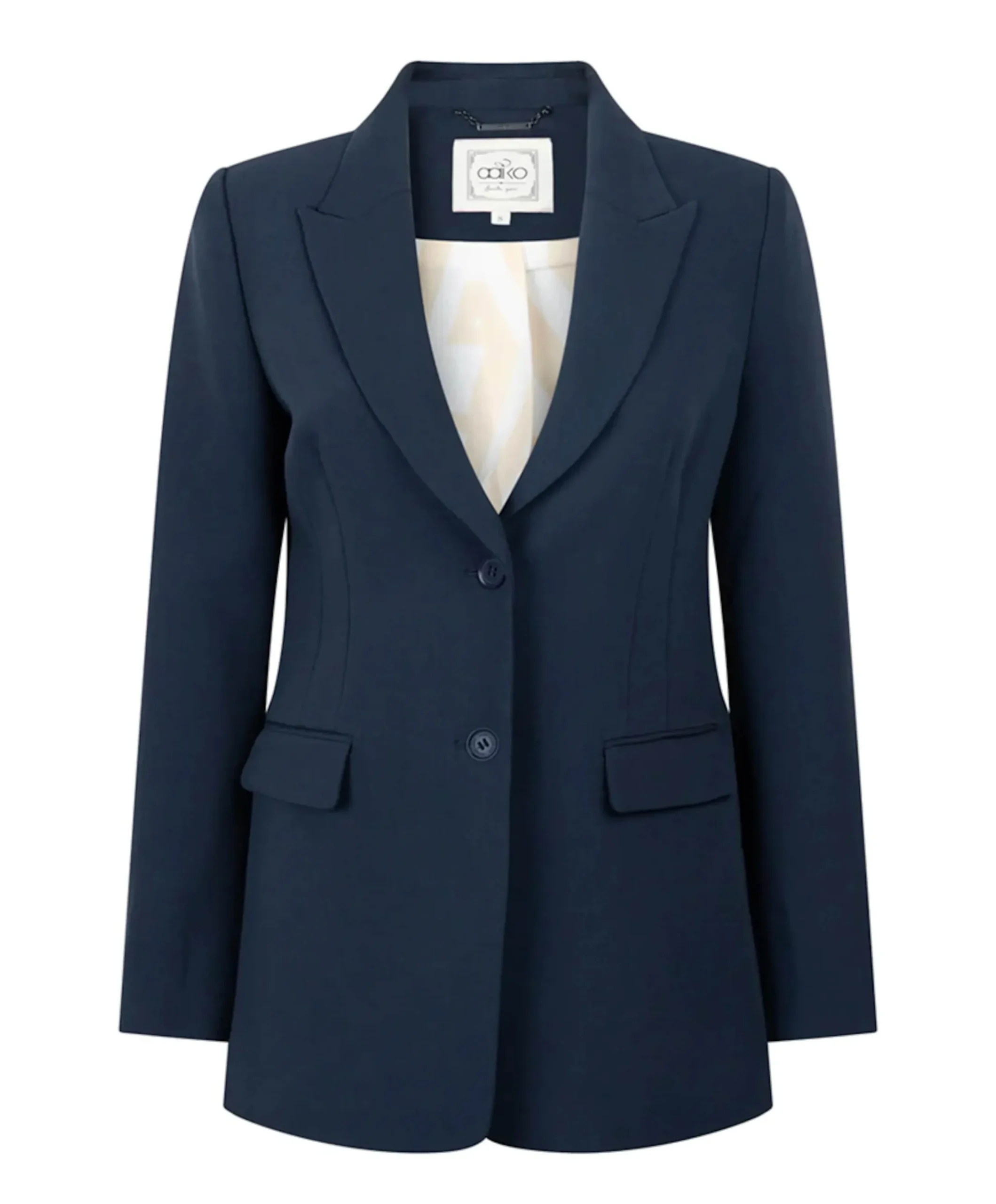 Dames blazer blauw