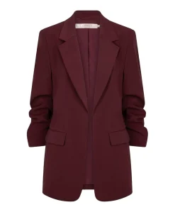 Dames blazer bordeaux