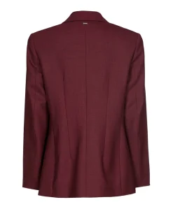 Dames blazer bordeaux