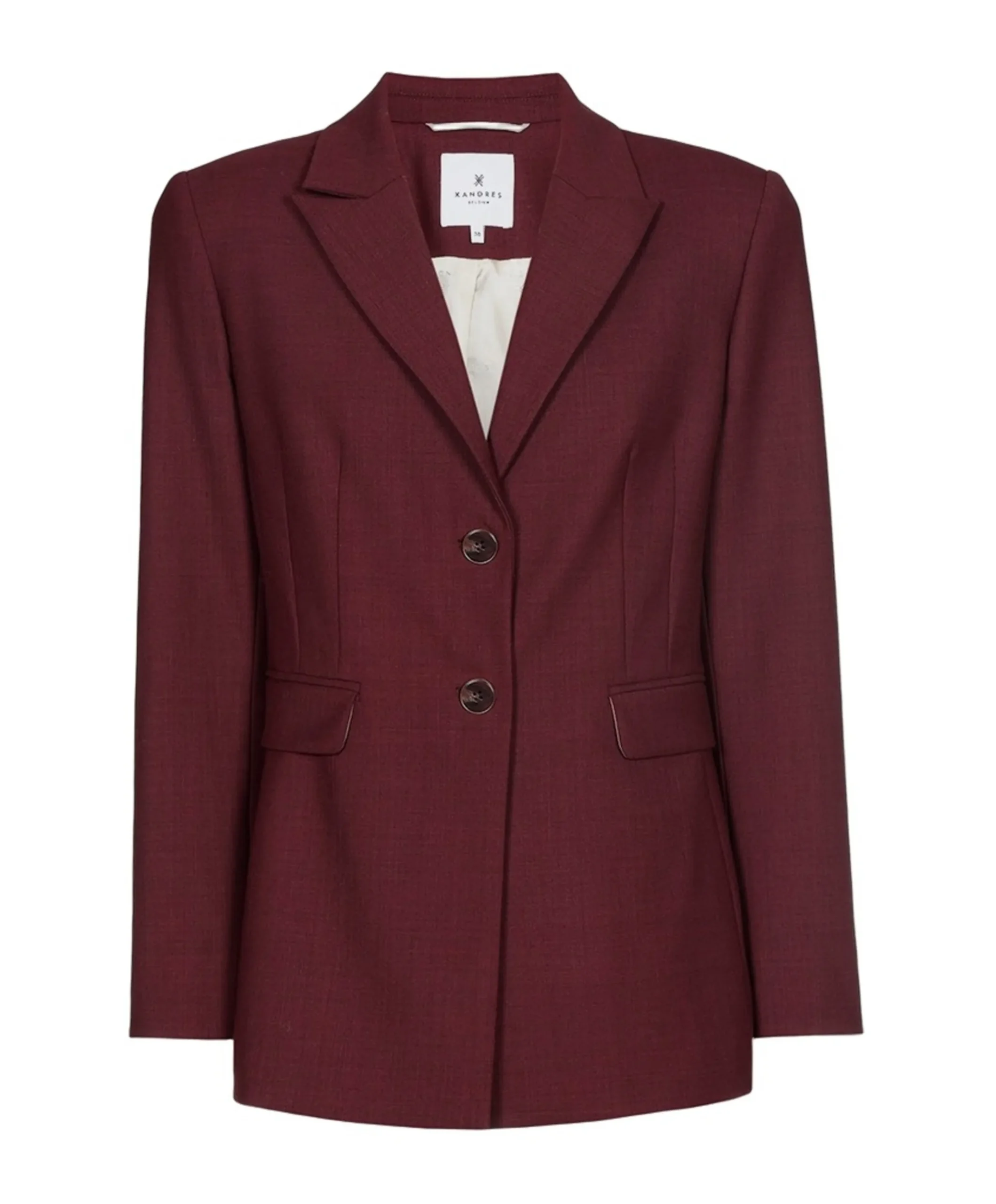 Dames blazer bordeaux