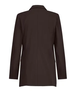 Dames blazer bruin