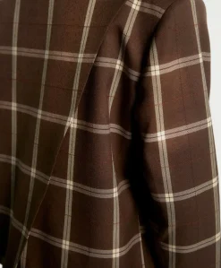 Dames blazer bruin