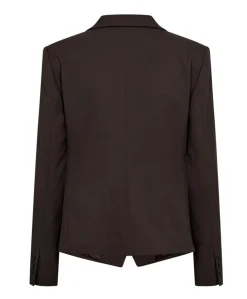 Dames blazer bruin