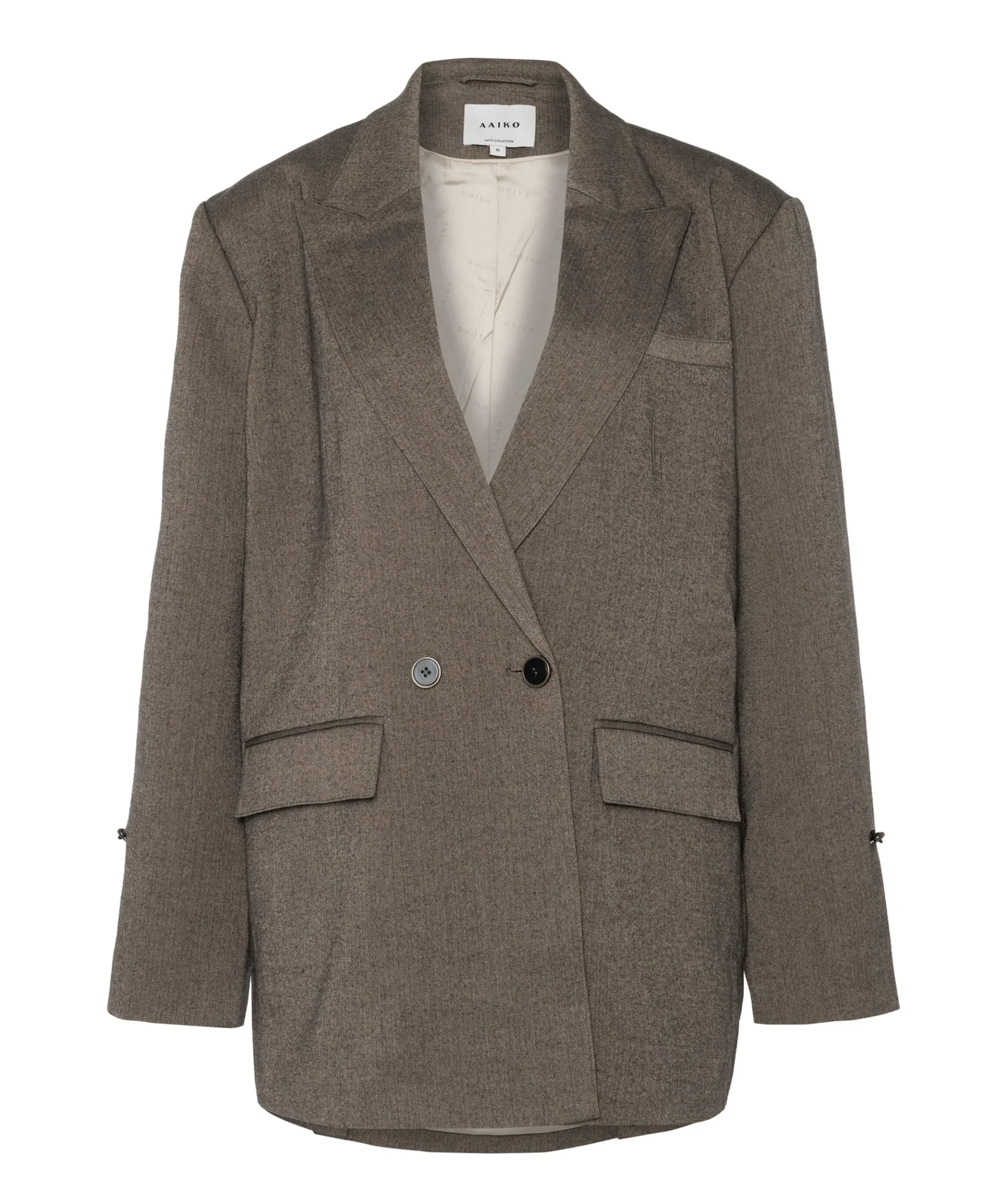 Dames blazer bruin