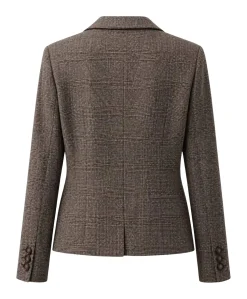 Dames blazer bruin