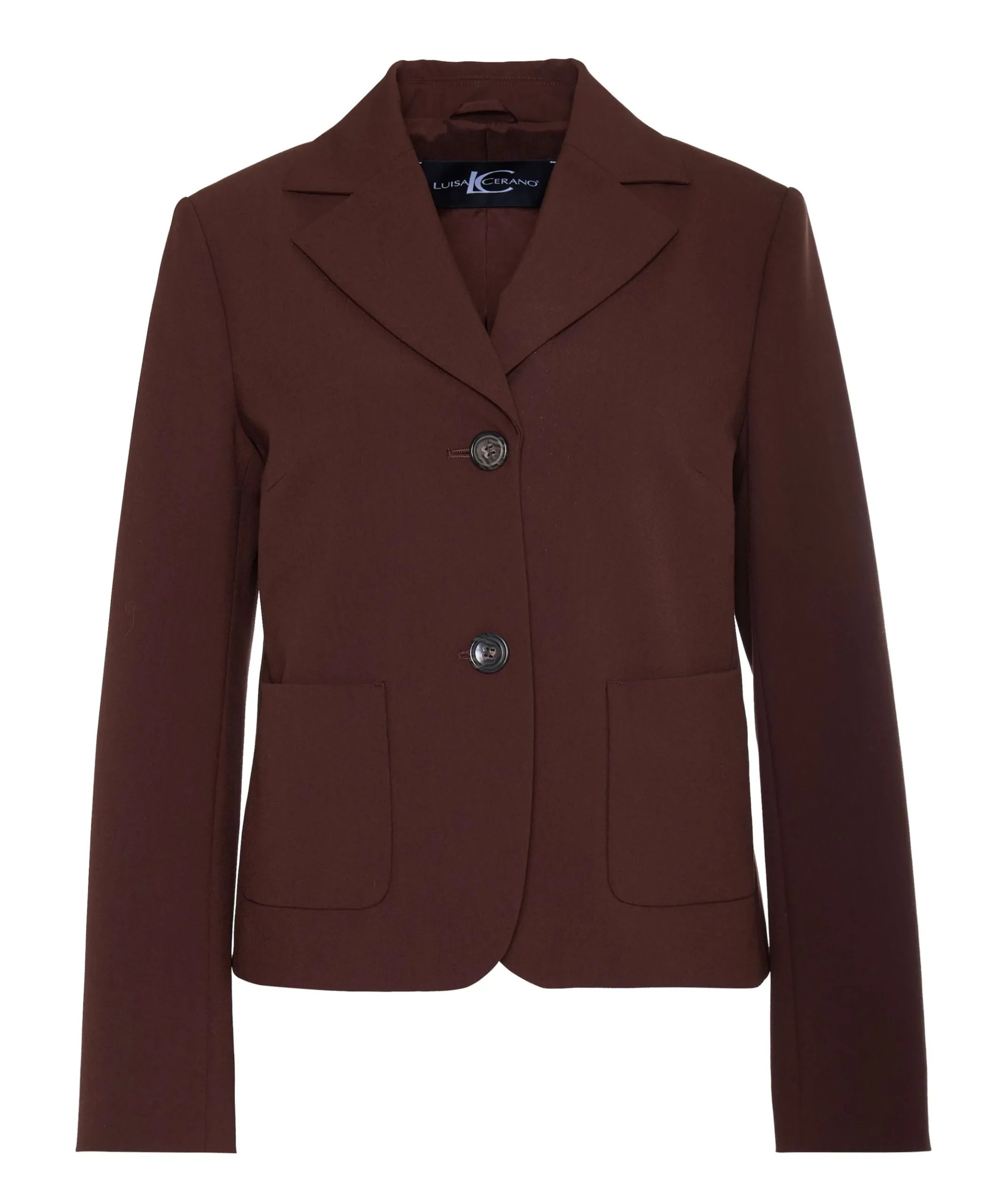 Dames blazer bruin