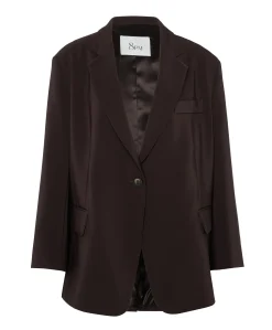 Dames blazer bruin