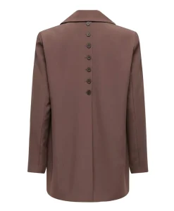 Dames blazer bruin