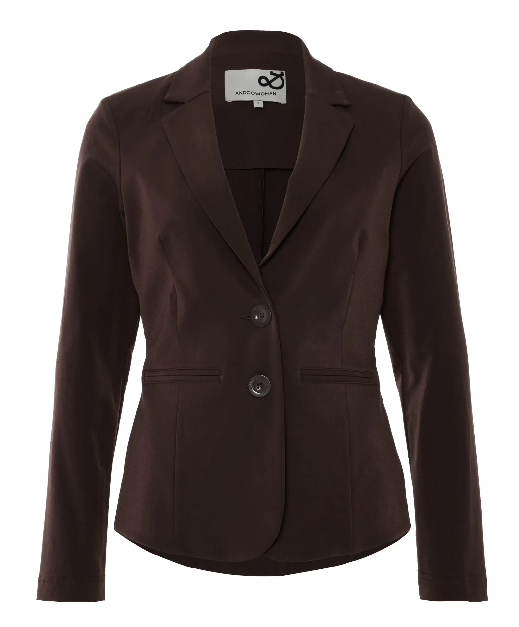 Dames blazer bruin