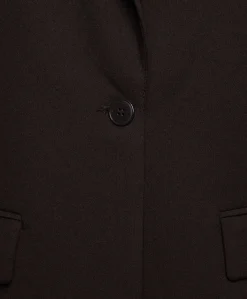 Dames blazer bruin