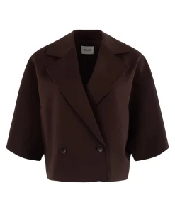 Dames blazer bruin