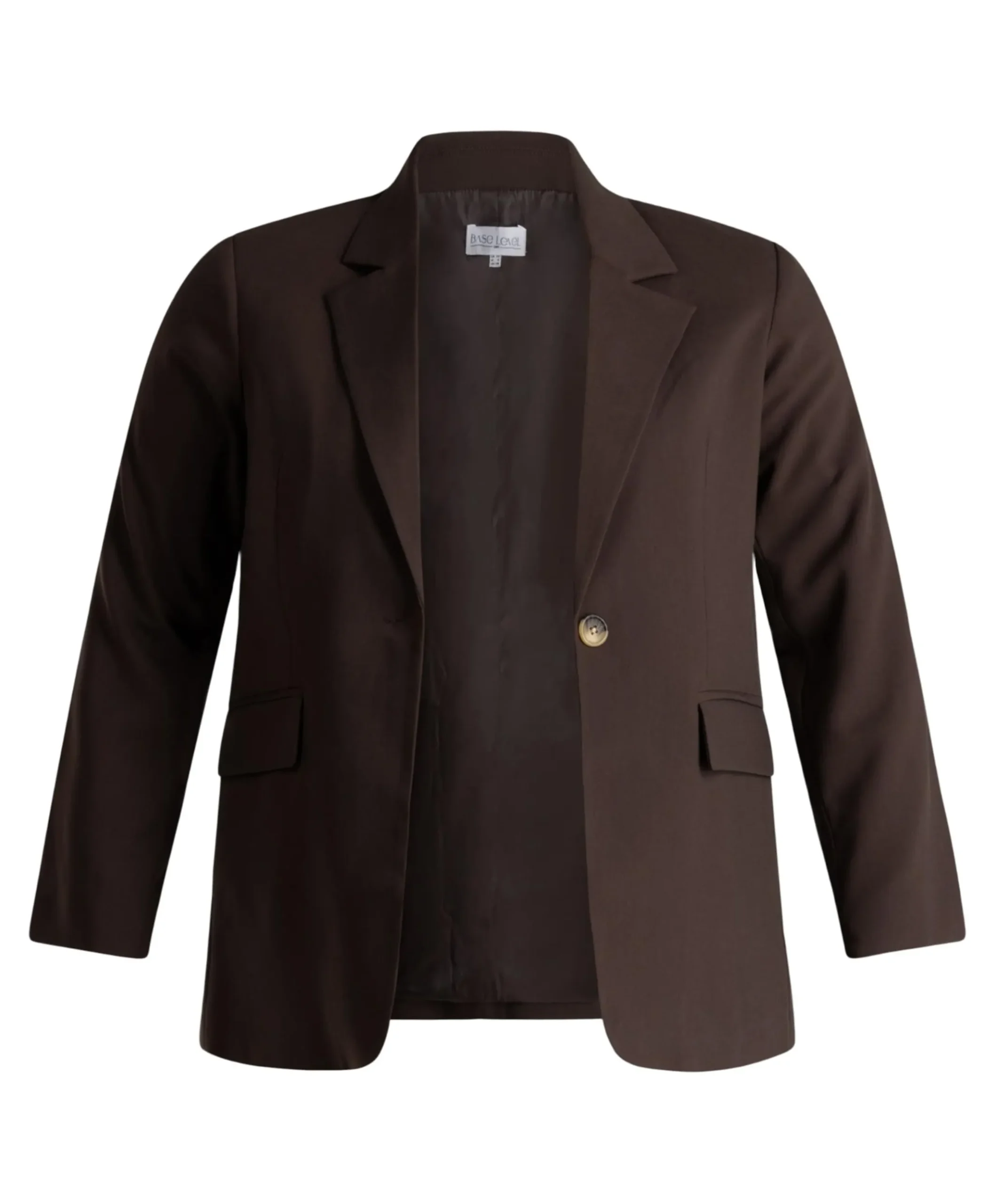 Dames blazer bruin