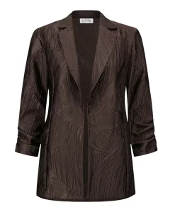 Dames blazer bruin
