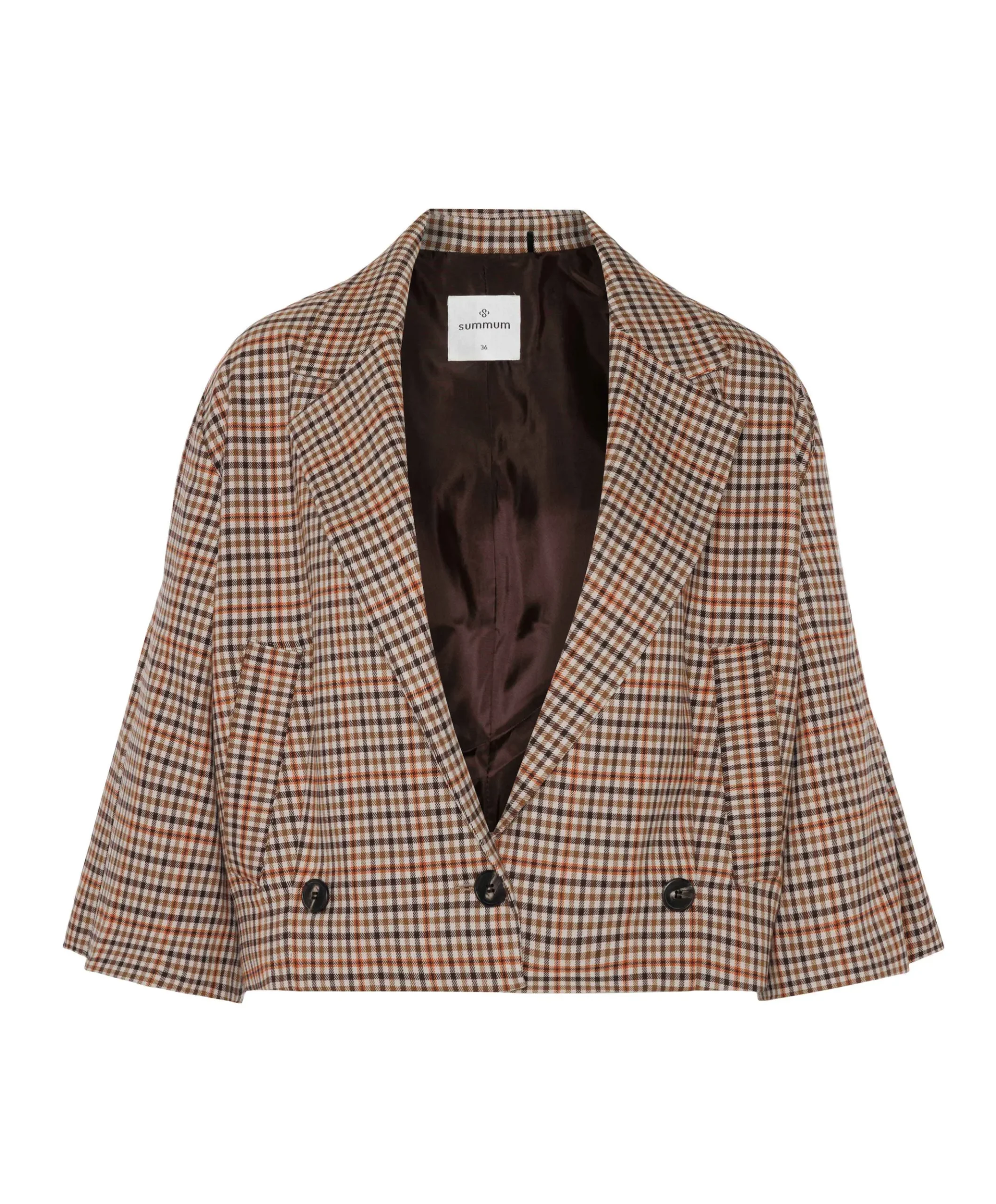 Dames blazer bruin