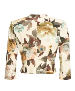 Dames blazer ecru