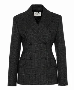 Dames blazer grijs