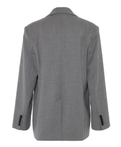 Dames blazer grijs