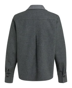 Dames blazer grijs