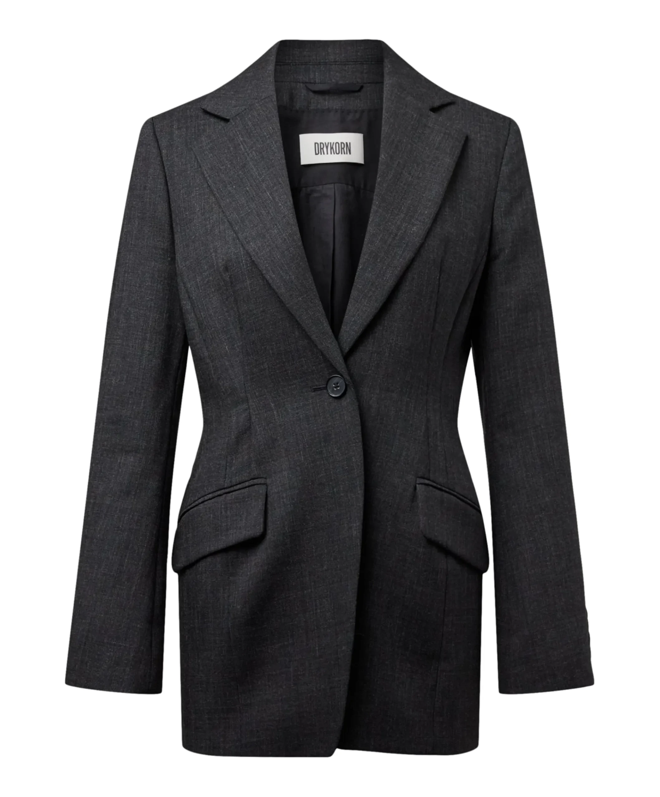 Dames blazer grijs