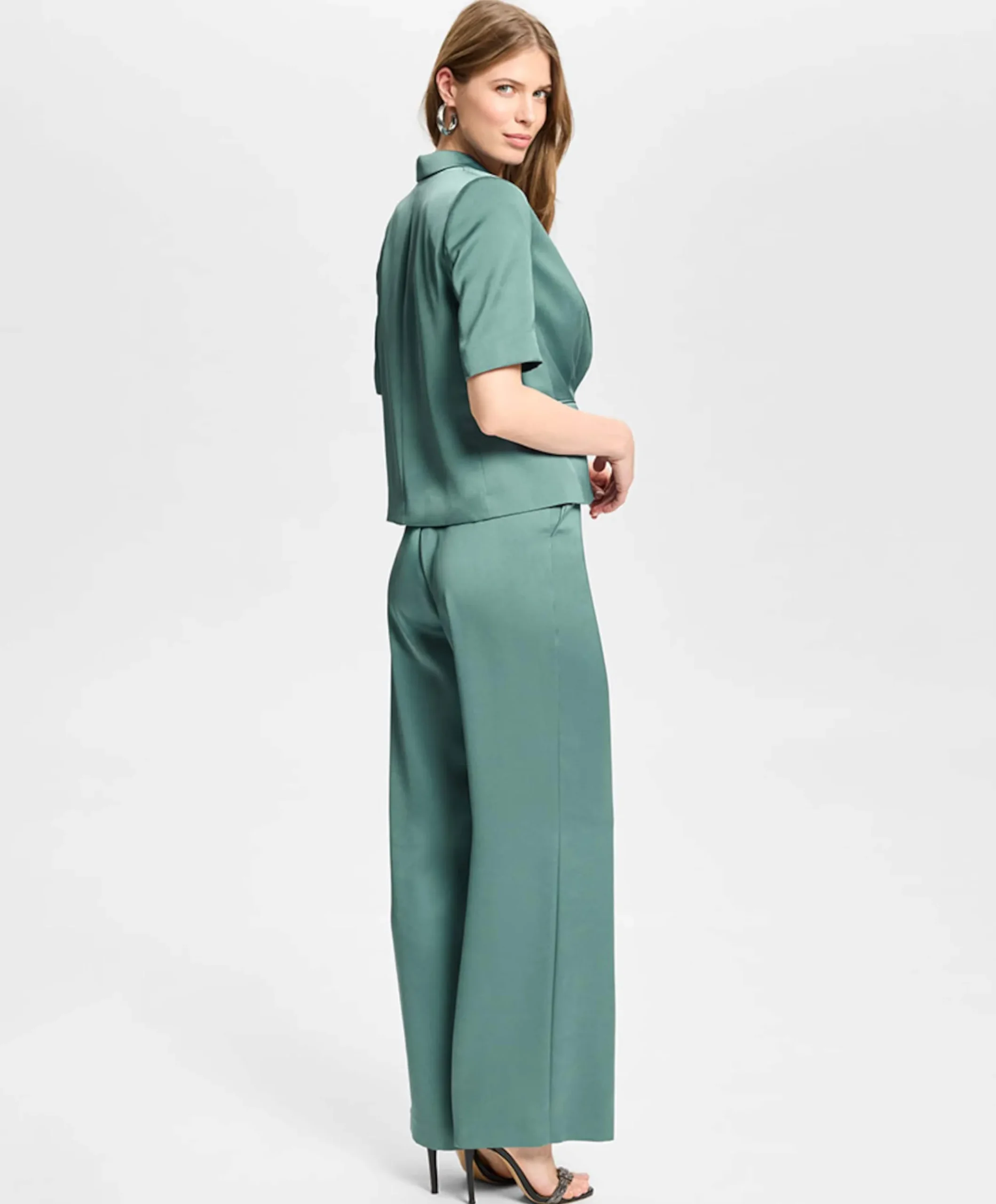 Dames blazer groen