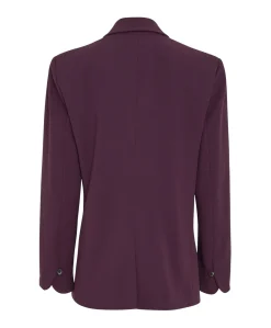 Dames blazer paars