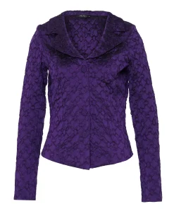 Dames blazer paars