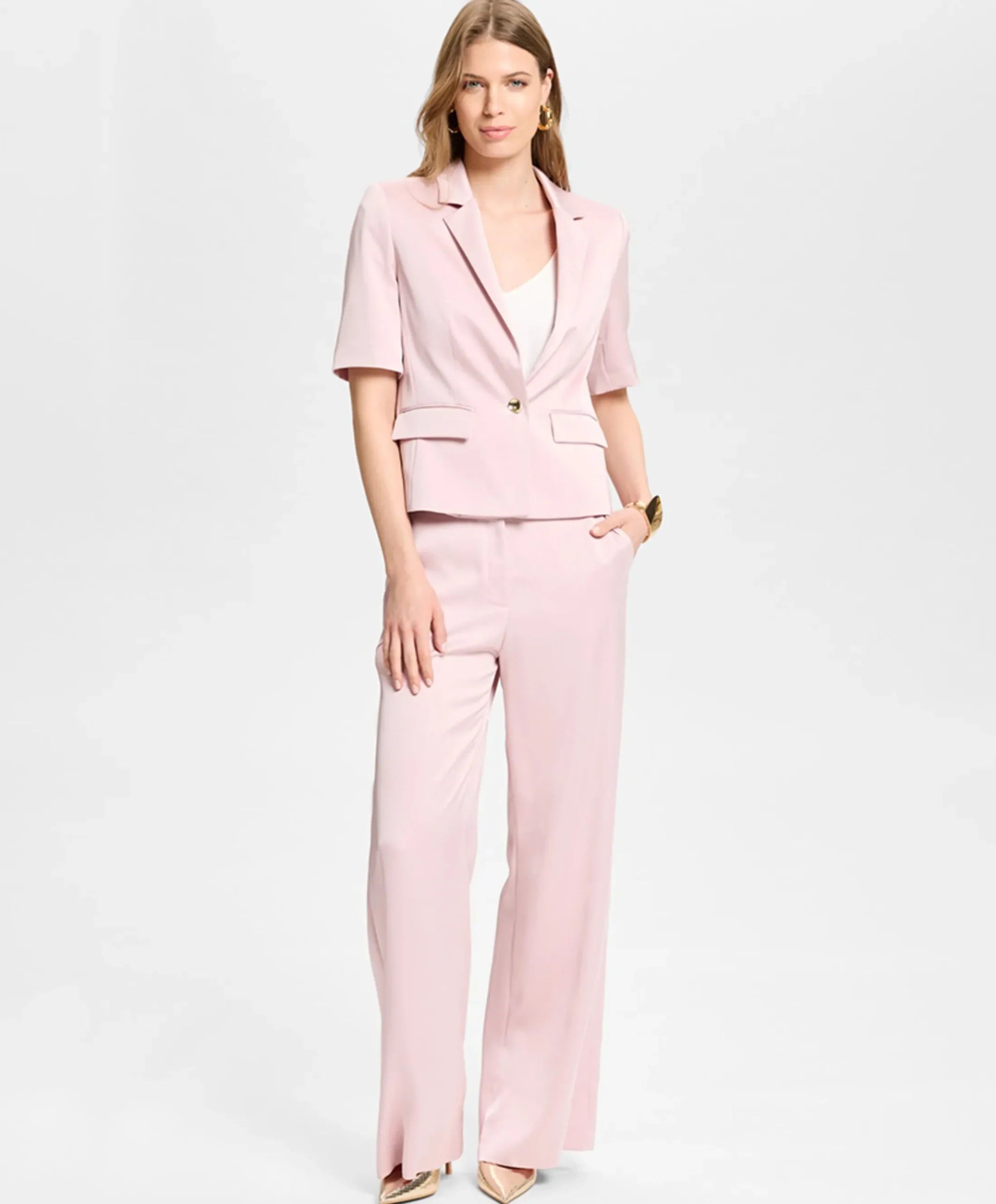 Dames blazer roze