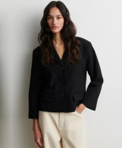 Dames blazer zwart