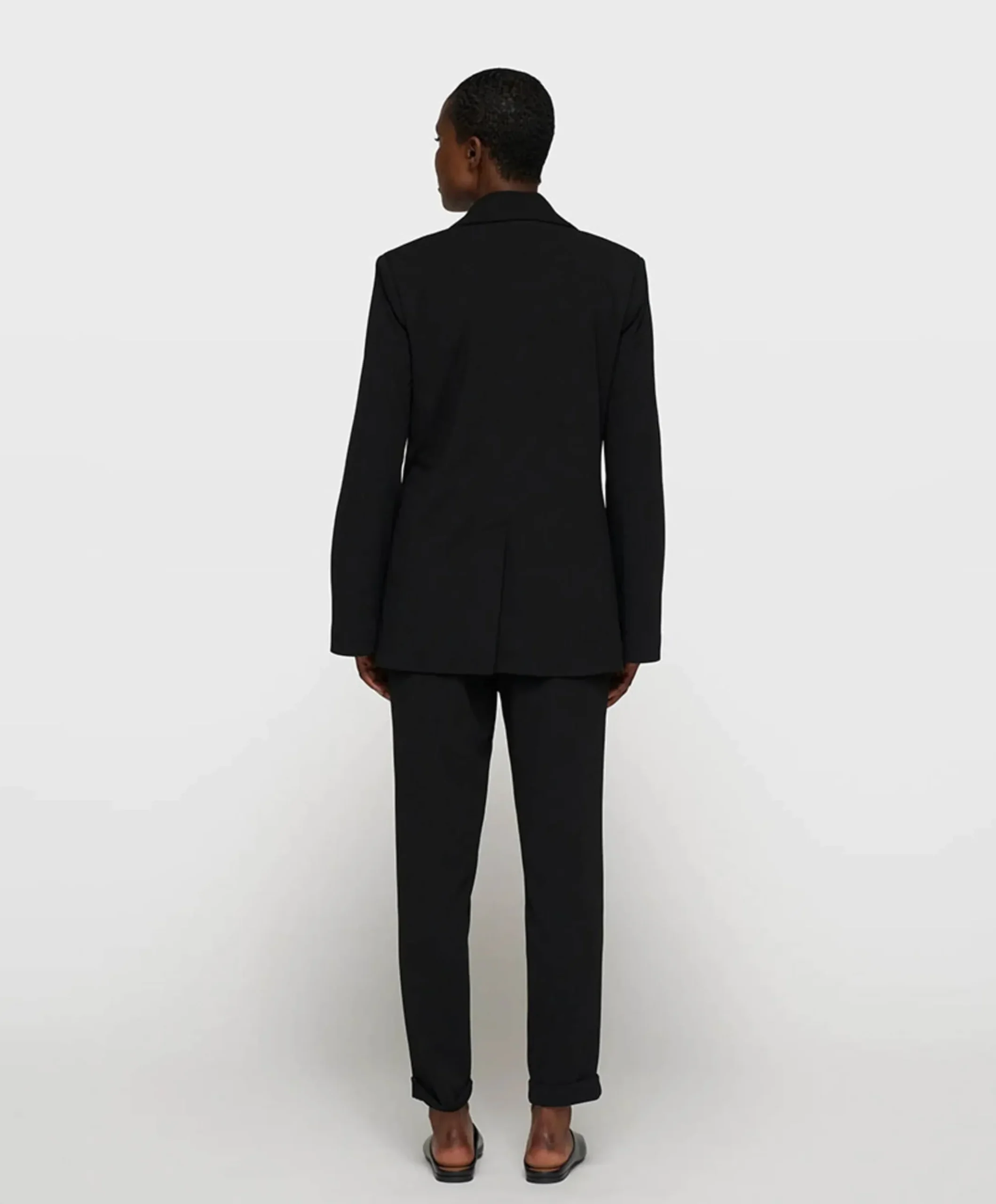 Dames blazer zwart
