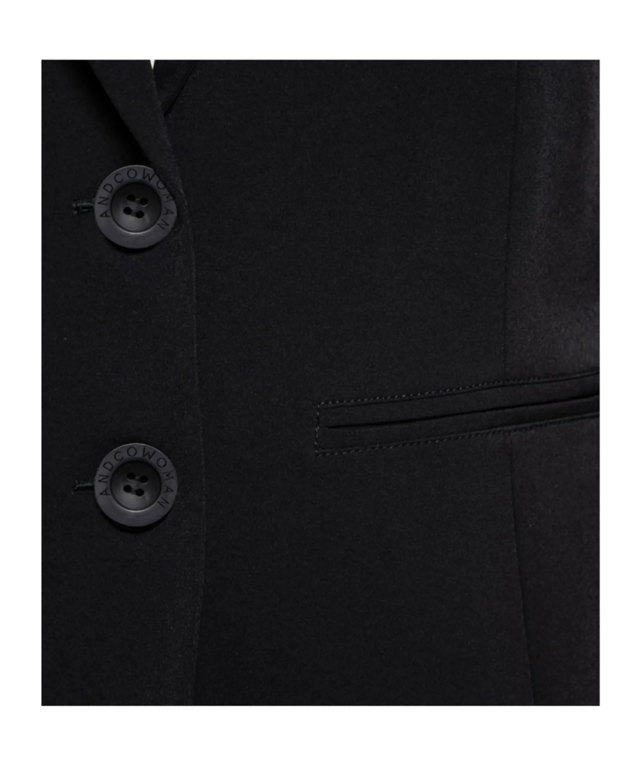 Dames blazer zwart