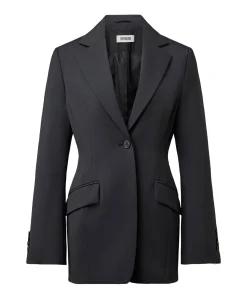 Dames blazer zwart