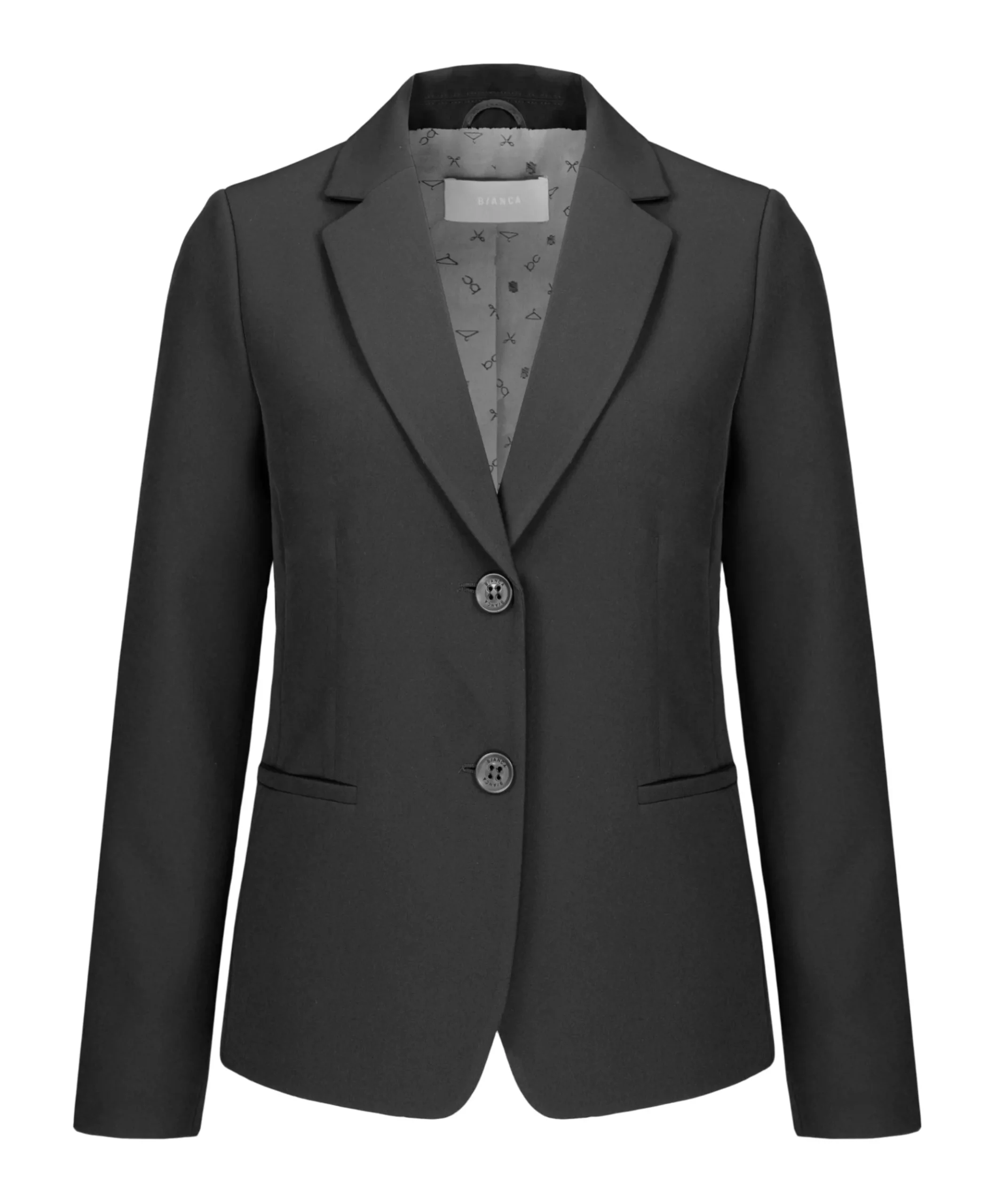 Dames blazer zwart