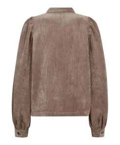 Dames blouse beige