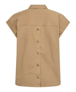 Dames blouse beige