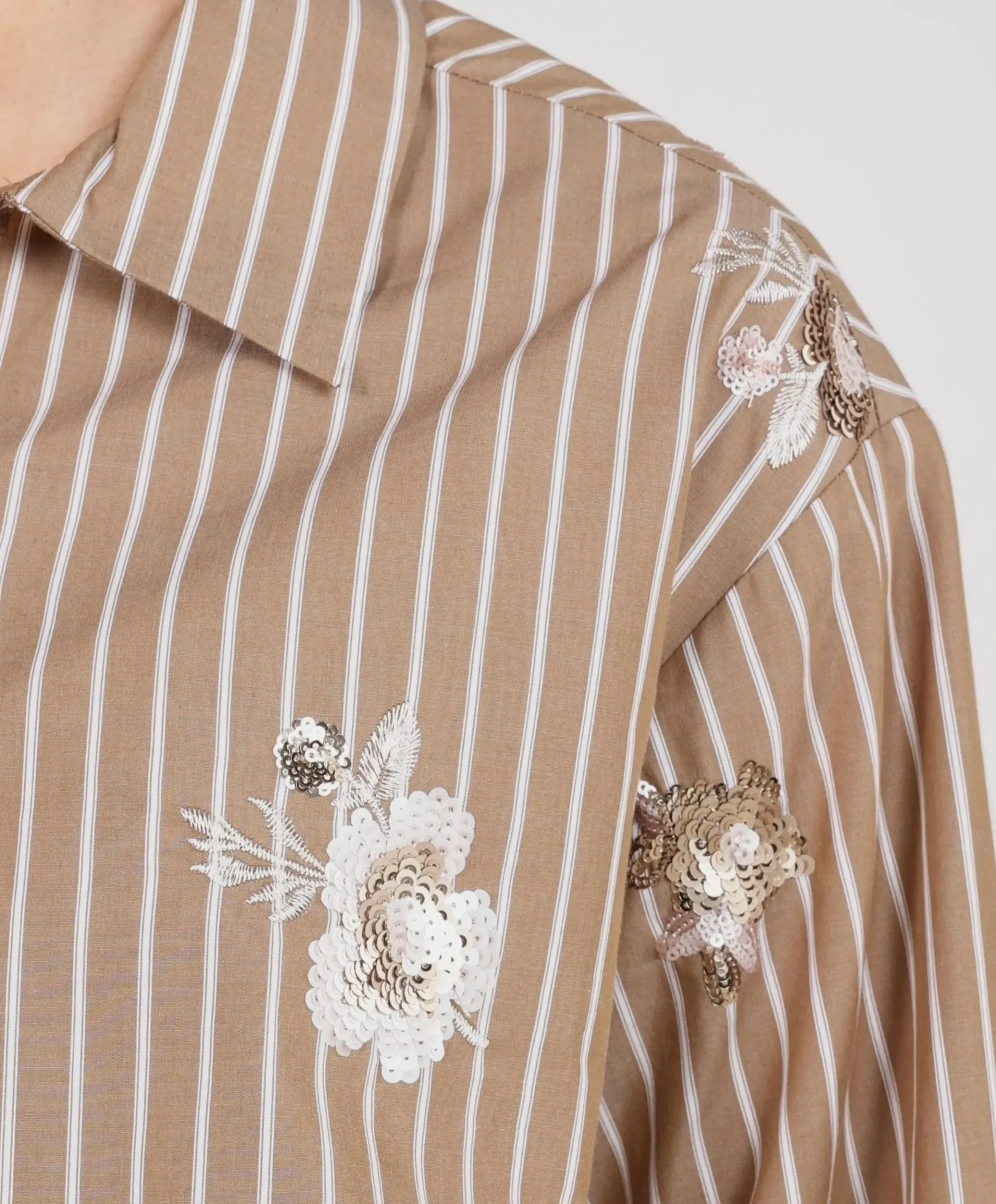 Dames blouse beige