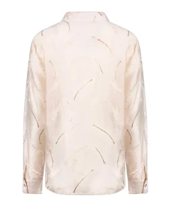Dames blouse beige