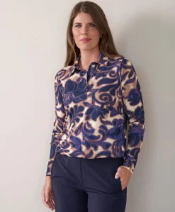 Dames blouse beige