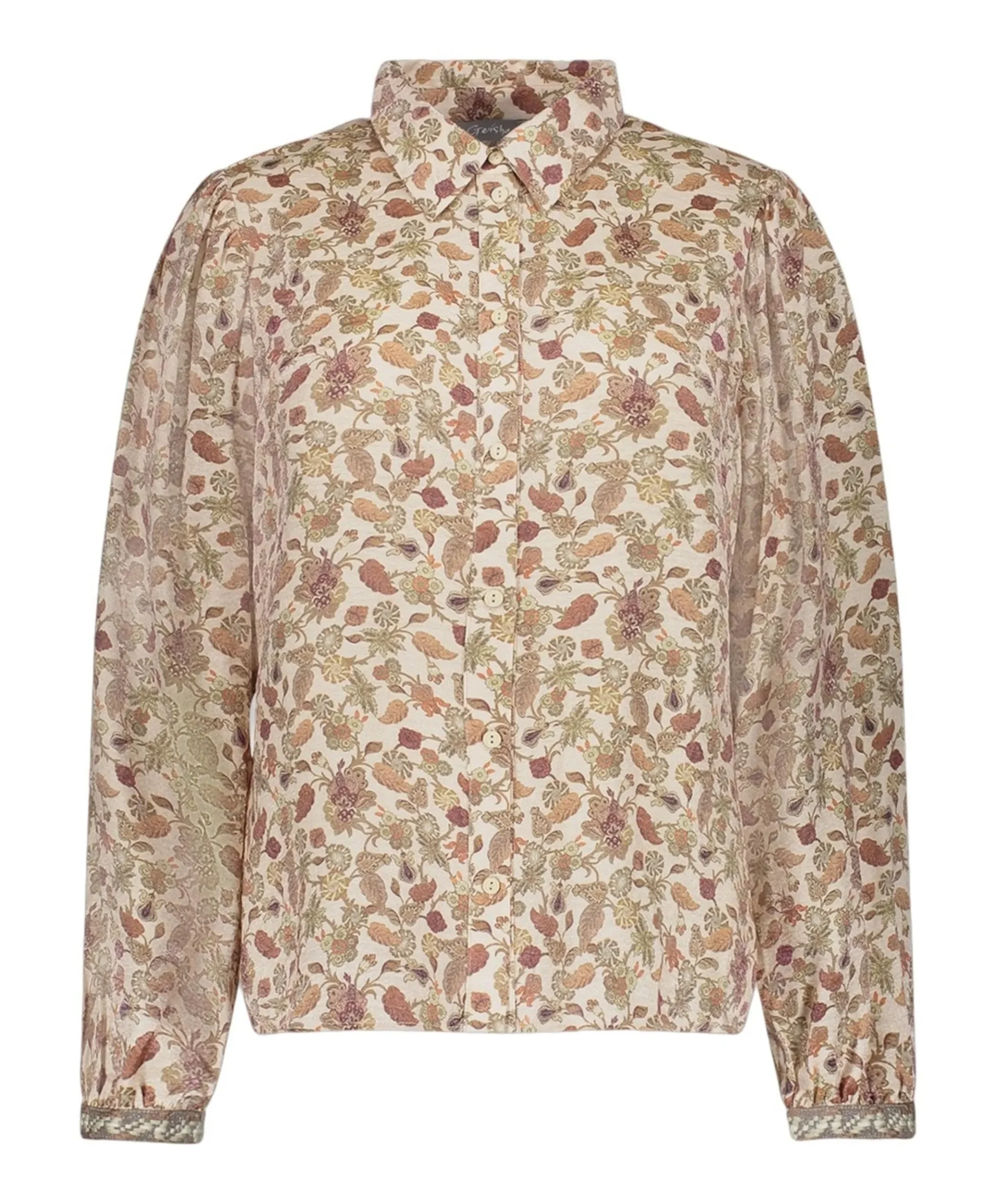 Dames blouse beige