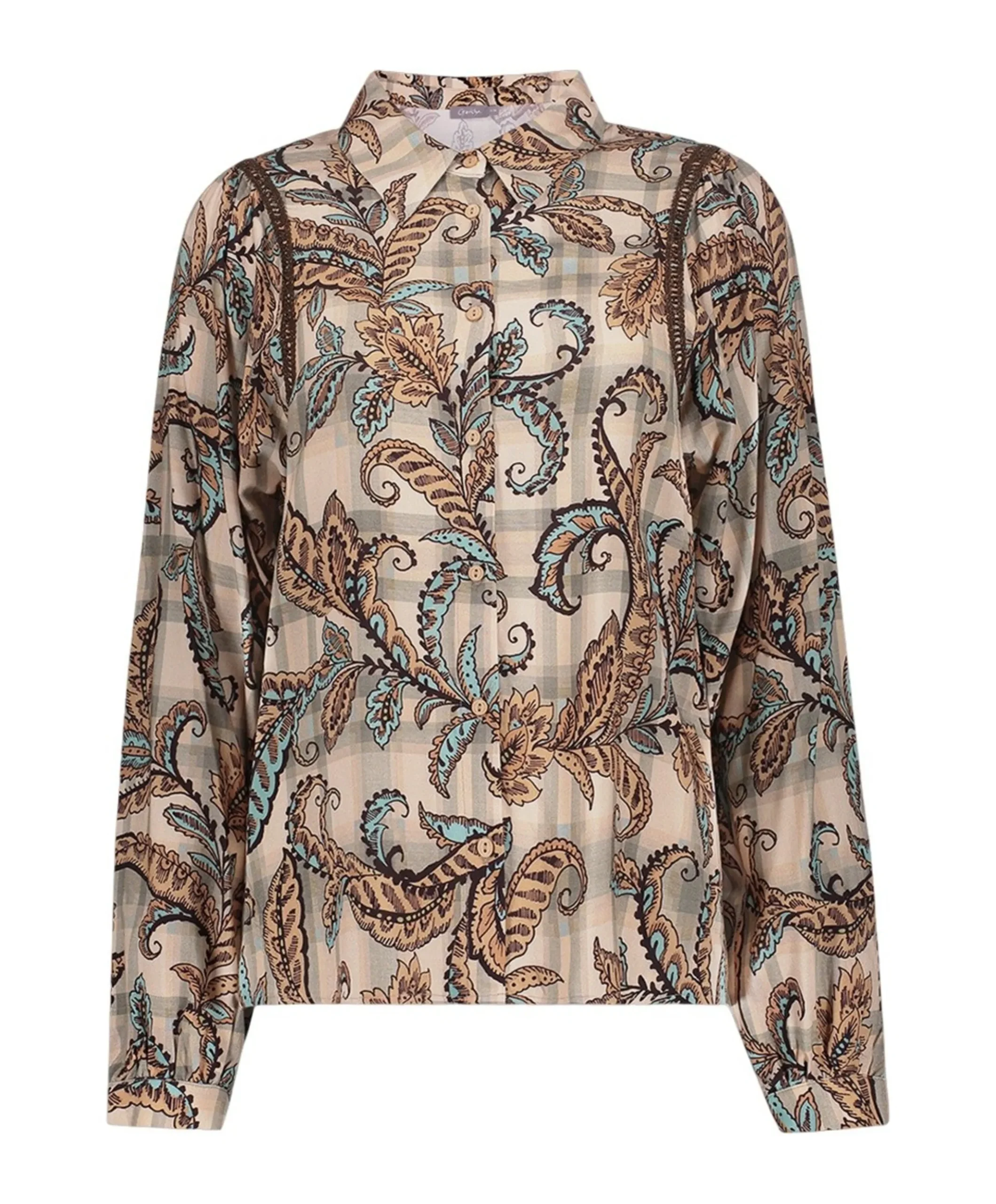 Dames blouse beige