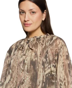 Dames blouse beige