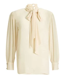 Dames blouse beige