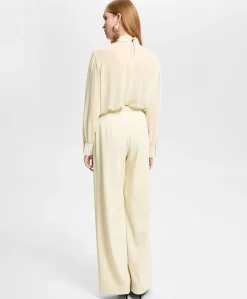Dames blouse beige
