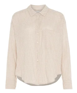 Dames blouse beige