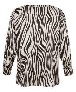 Dames blouse beige
