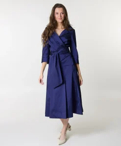 Dames blouse blauw