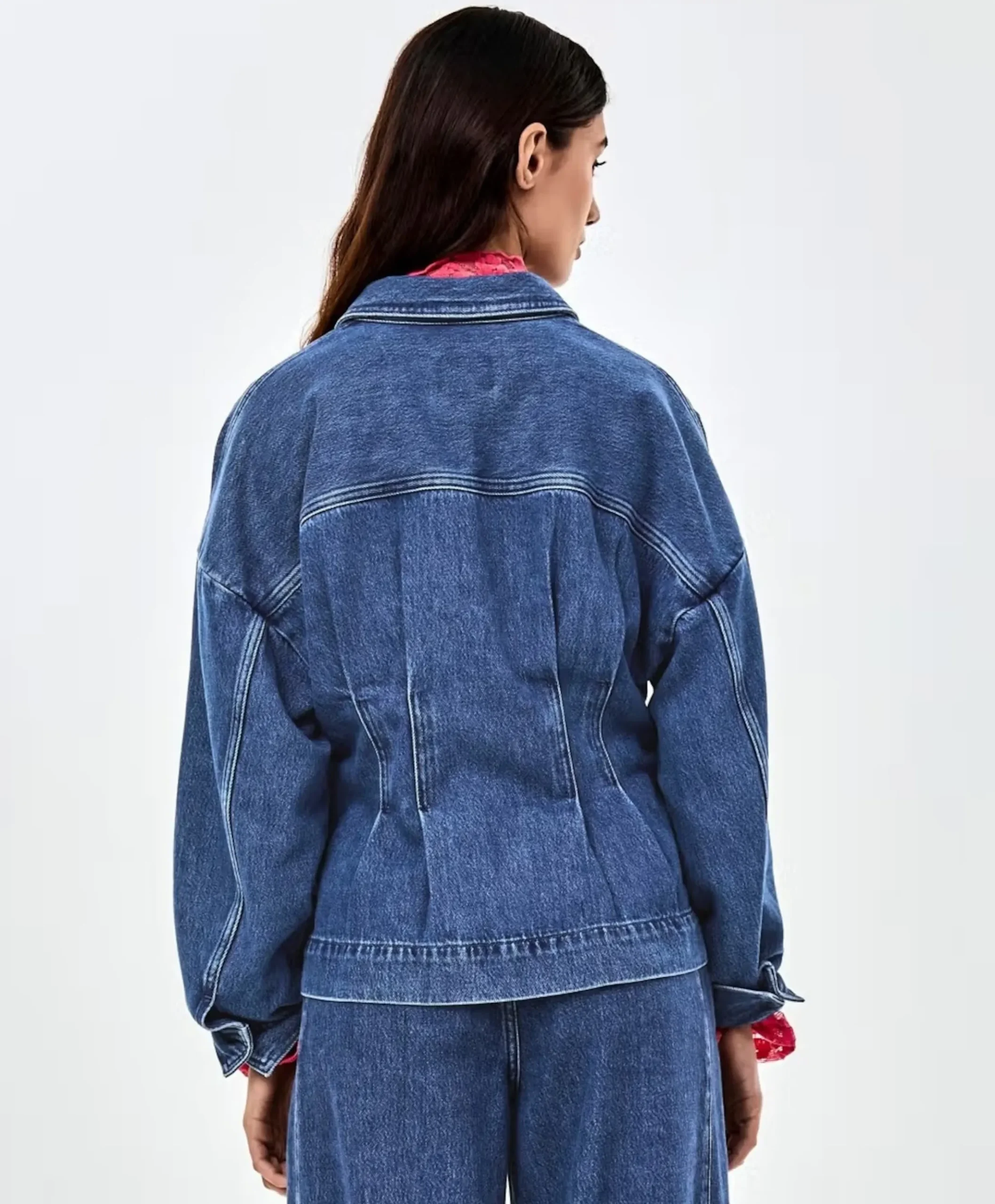 Dames blouse blauw